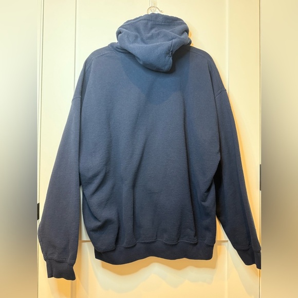 Hershey Park Chocolate World Sweatshirt Golden Heavy Blend Navy Blue Size XL - Picture 2 of 3